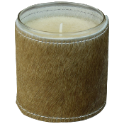 Bougie parfumée finition Peau de Vache Colorée