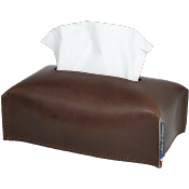 Housse de Bote  Mouchoirs rectangle en Cuir