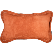 Coussin en Cuir Velours Rectangulaire