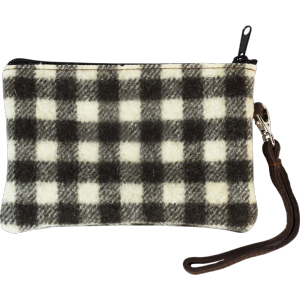 Pochette en Laine Damier