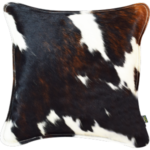 Coussin en Peau De Vache et Feutre de Laine - Moyen Modèle