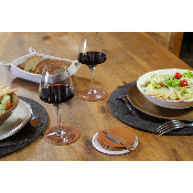Sous-Verres Cuir SoftTouch - 6 pièces