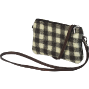 Pochette Bandoulire en Laine Damier