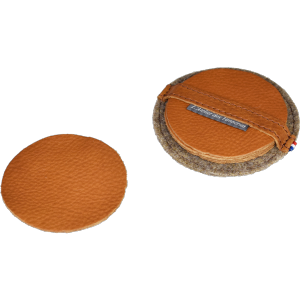 Sous-Verres Cuir SoftTouch - 6 pièces