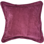 Coussin en Cuir Velours - Moyen Modle