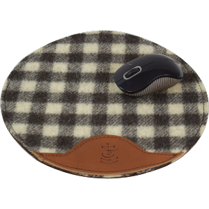 Tapis de souris en Laine Damier