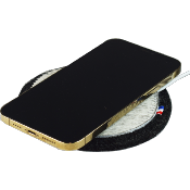 Chargeur induction de tlphone Feutre de Laine et Vache ou Cuir
