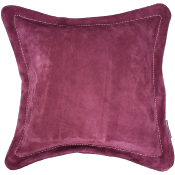 Coussin en Cuir Velours - Moyen Modèle